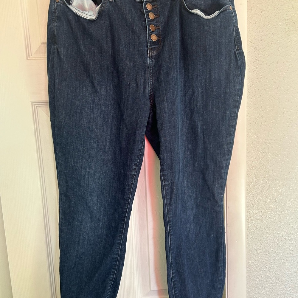 Women's Dark Blue Jeans